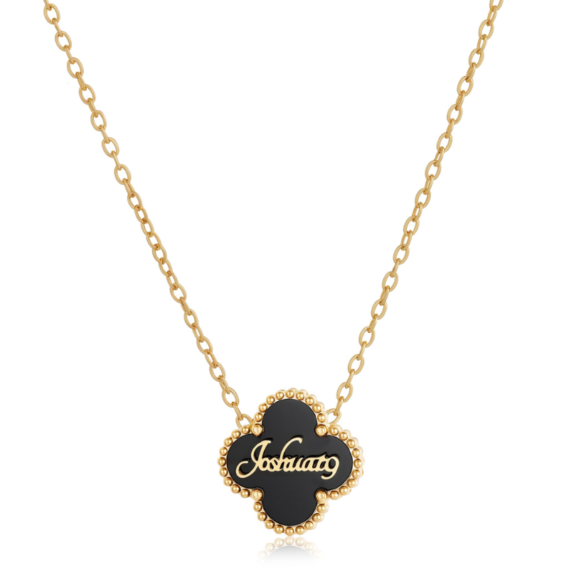 Bible Versed Clover Necklaces (Gold)