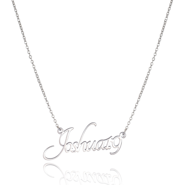 Bible Versed Name Necklaces (Silver)