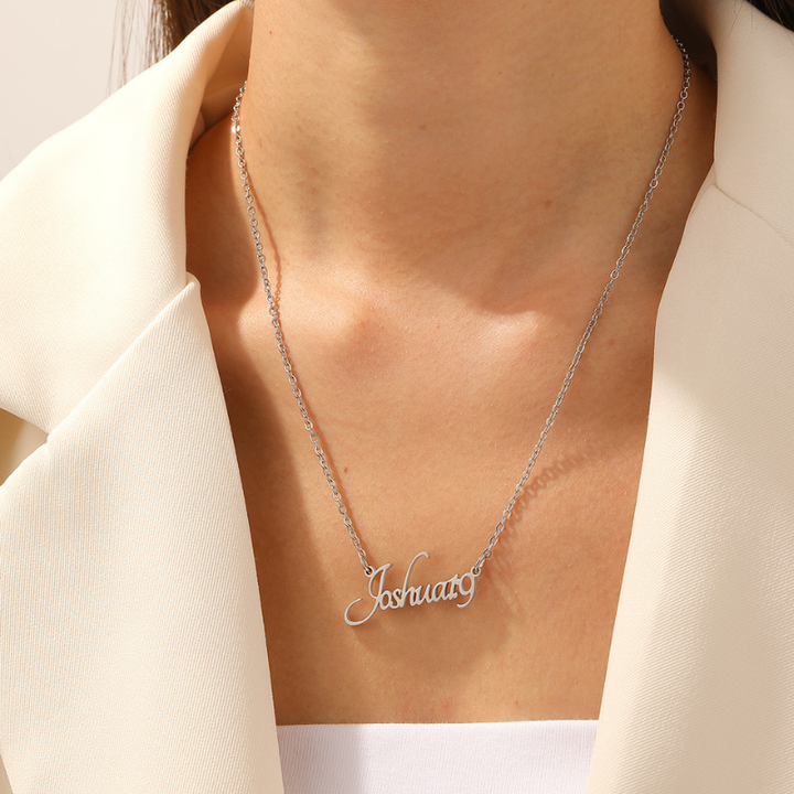 Bible Versed Name Necklaces (Silver)