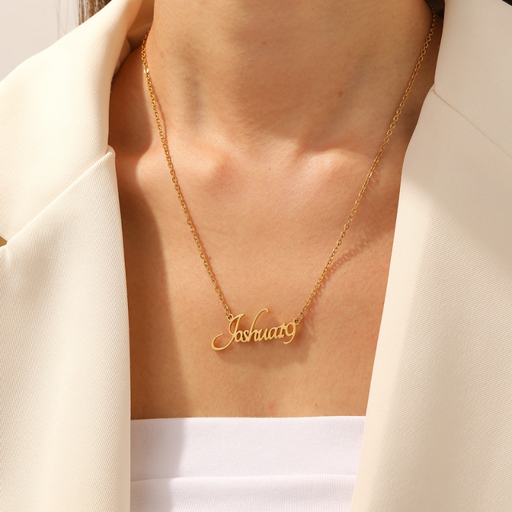 Bible Versed Name Necklaces (Gold)