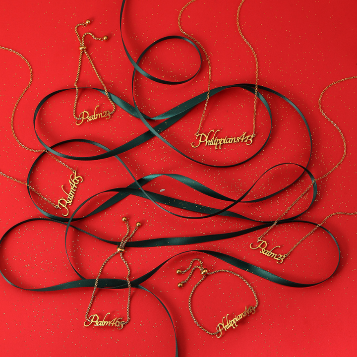 Bible Versed Name Bracelets (Gold)