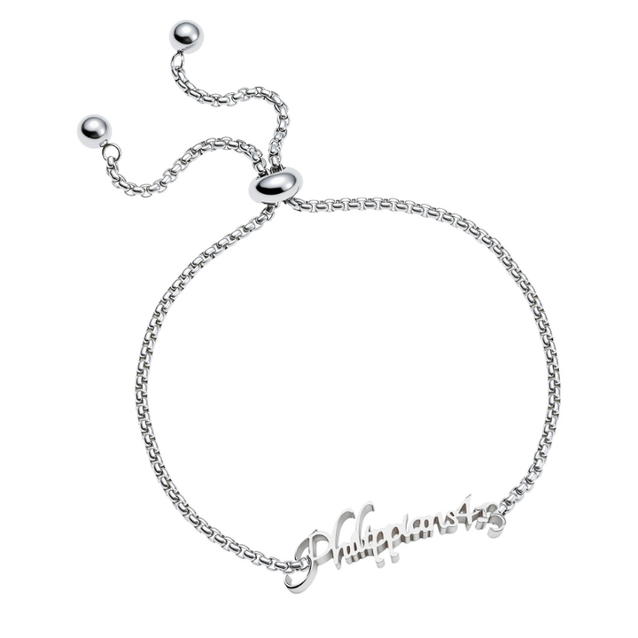 Bible Versed Name Bracelets (Silver)