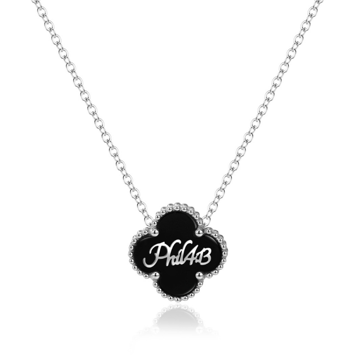 Bible Versed Clover Necklaces (Silver)