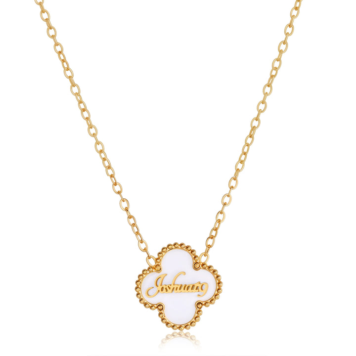 Bible Versed Clover Necklaces (Gold)
