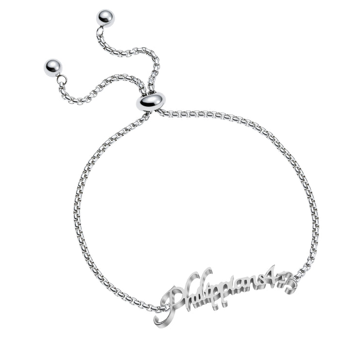 Bible Versed Name Bracelets (Silver)
