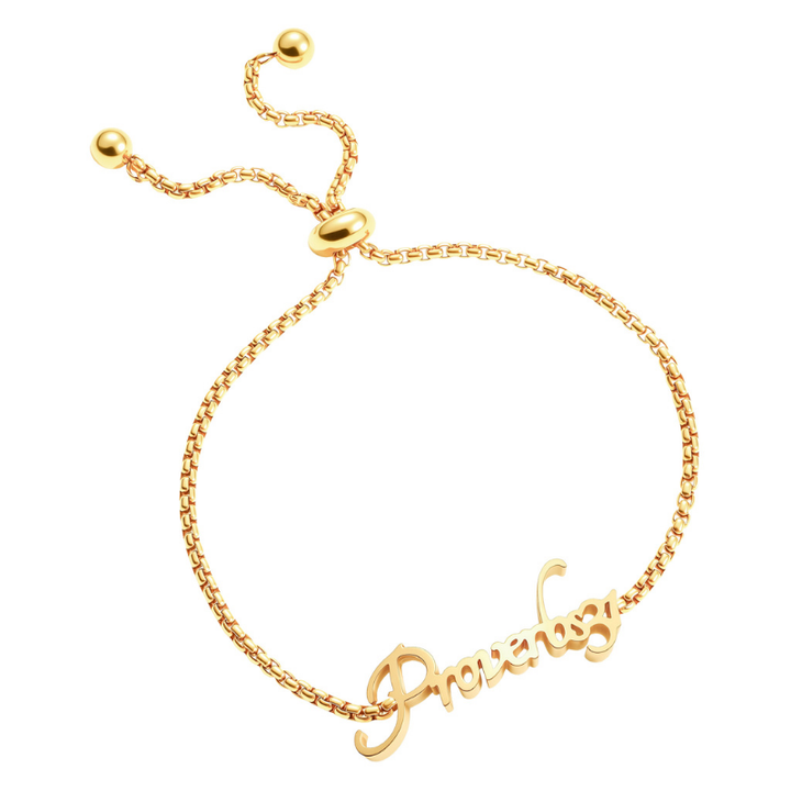 Bible Versed Name Bracelets (Gold)