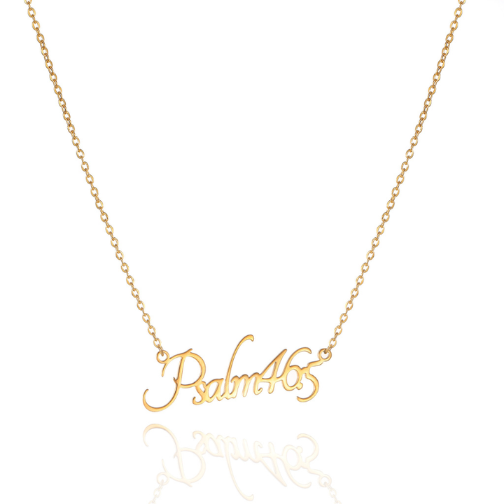 Bible Versed Name Necklaces (Gold)