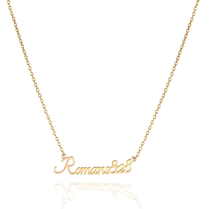 Bible Versed Name Necklaces (Gold)