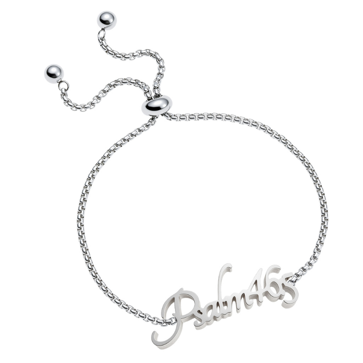 Bible Versed Name Bracelets (Silver)