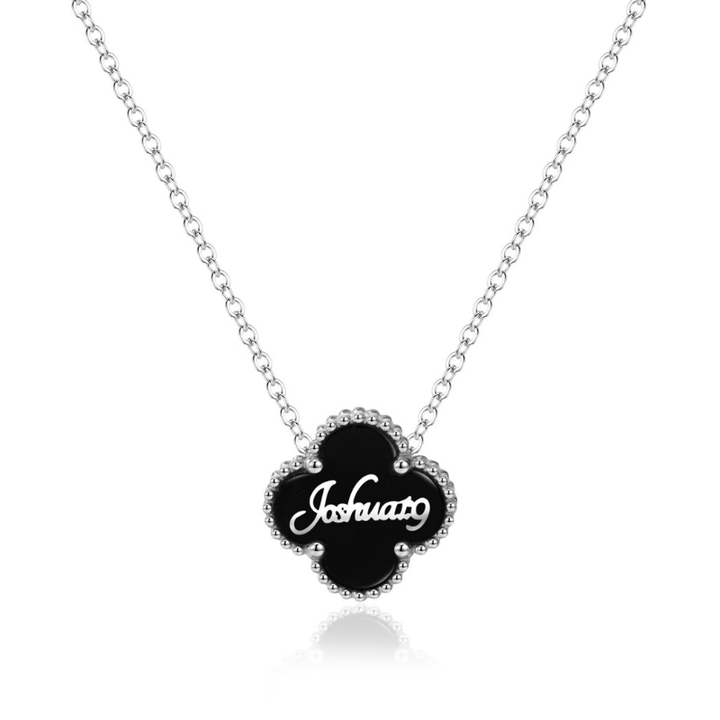 Bible Versed Clover Necklaces (Silver)