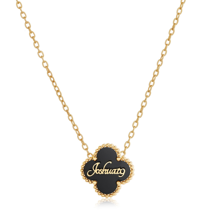 Bible Versed Clover Necklaces (Gold)