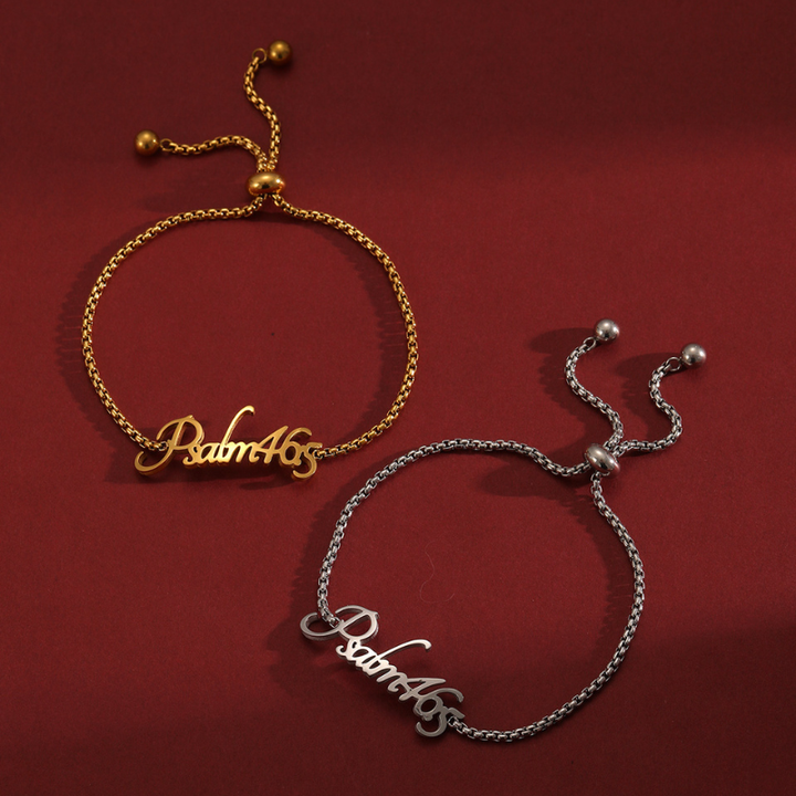 Gold and Silver Name Bracelets Bundle