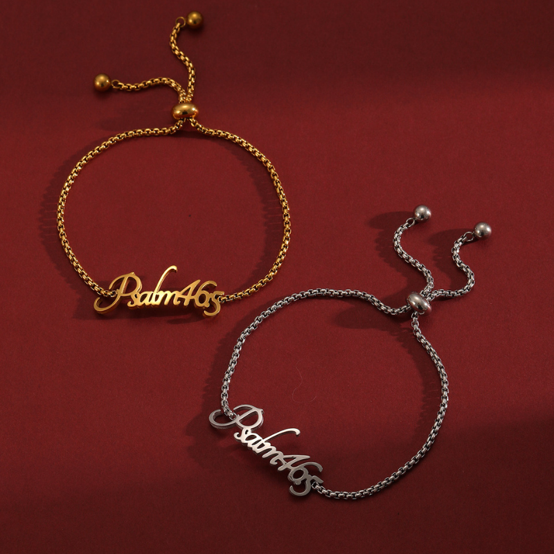 Bible Versed Name Bracelets (Gold)