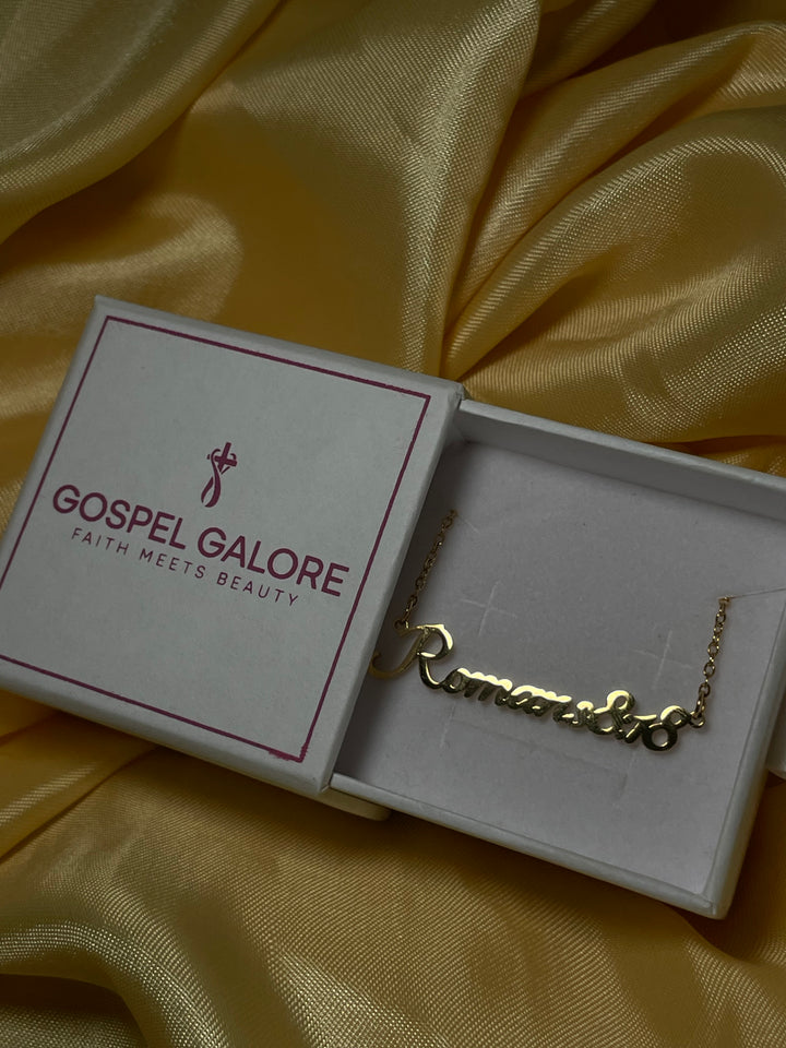 Bible versed Gold necklaces