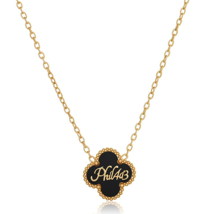 Bible Versed Clover Necklaces (Gold)