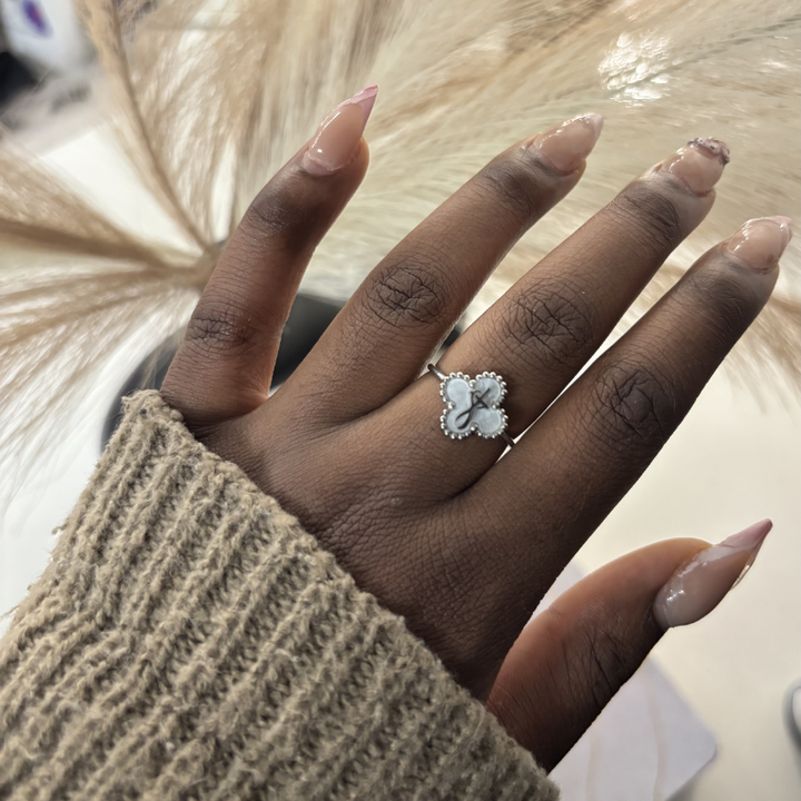 Faith-Inspired Clover Rings (Silver)