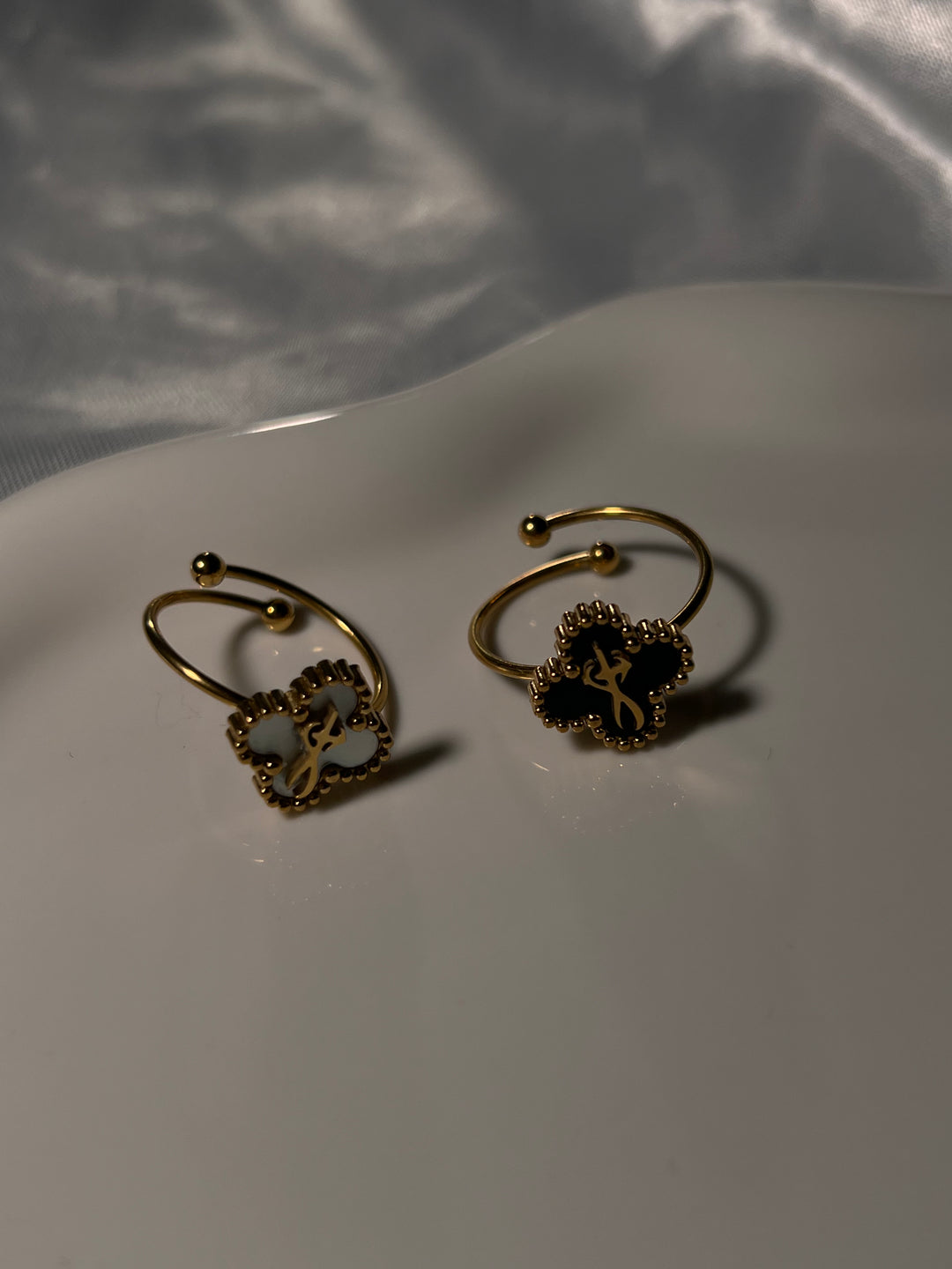 Faith-Inspired Clover Rings - Gold