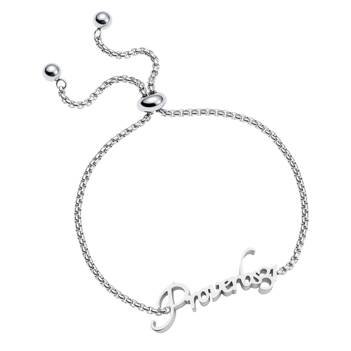 Bible Versed Name Bracelets (Silver)